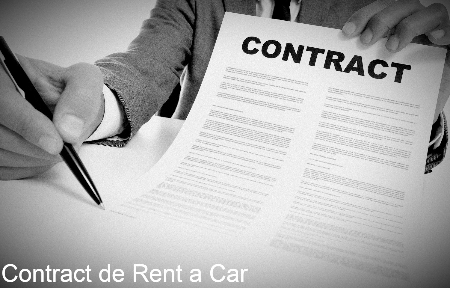ce trebuie sa contina contractul de rent a car