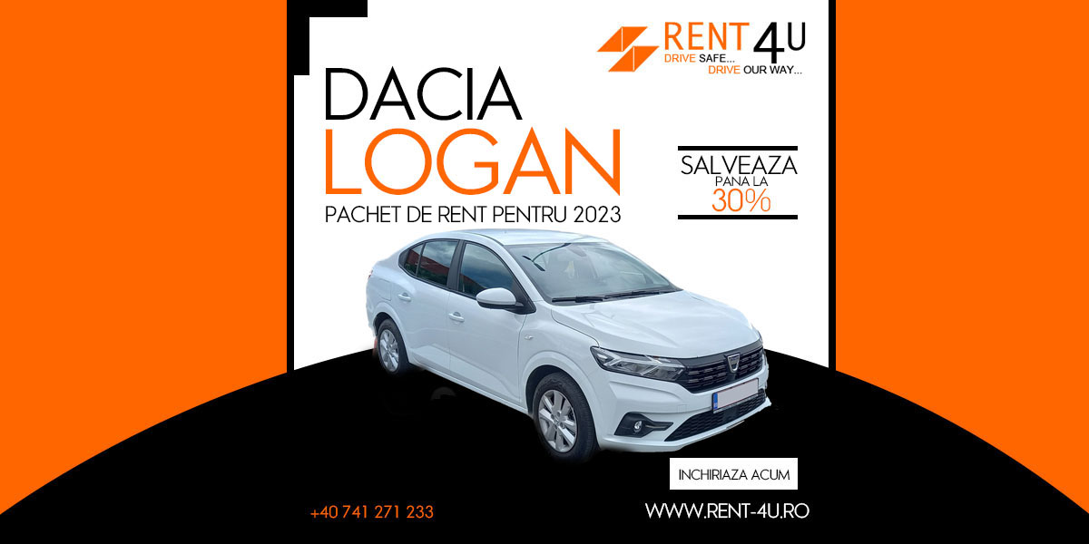 Rent a car Dacia Logan ( Oferta pentru 2023 ) | Otopeni si Bucuresti