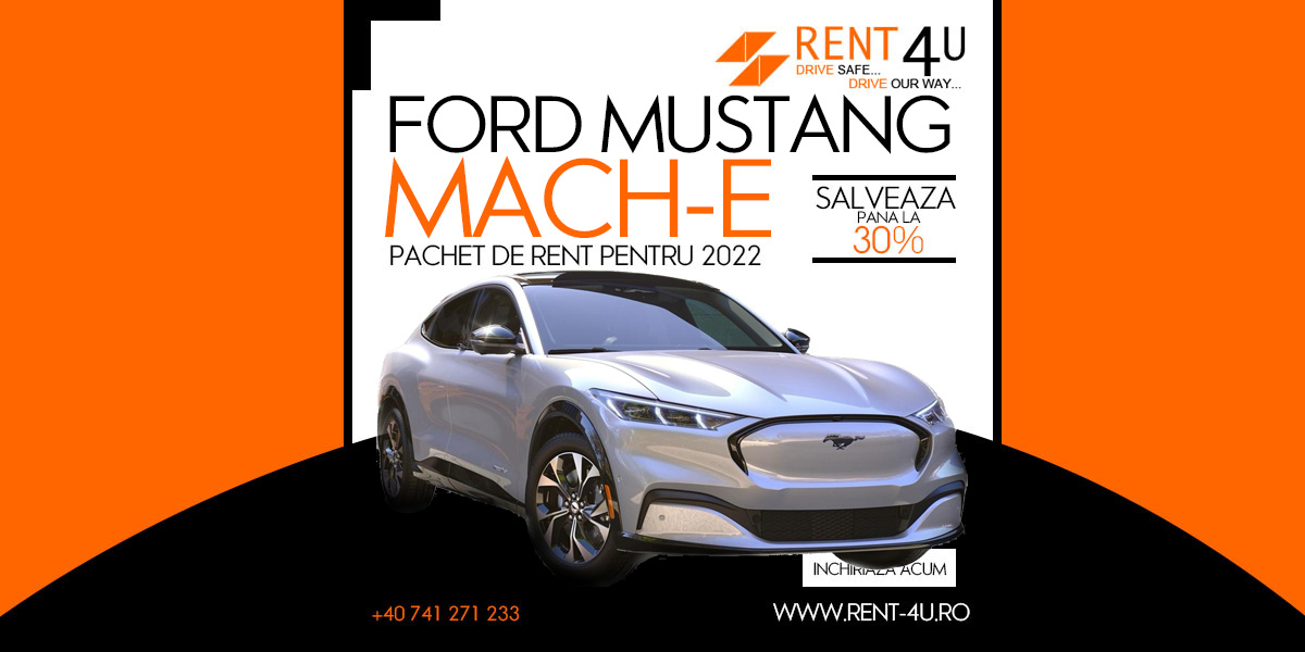 Serviciul de rent a car la Ford Mustang pentru localitatile Otopeni si Bucuresti