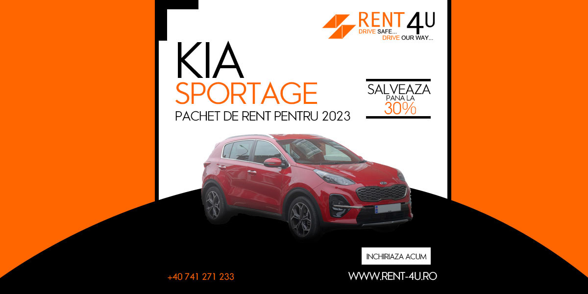 Kia Sportage cu pachet de rent a car in 2023 ( Bucuresti si Otopeni )